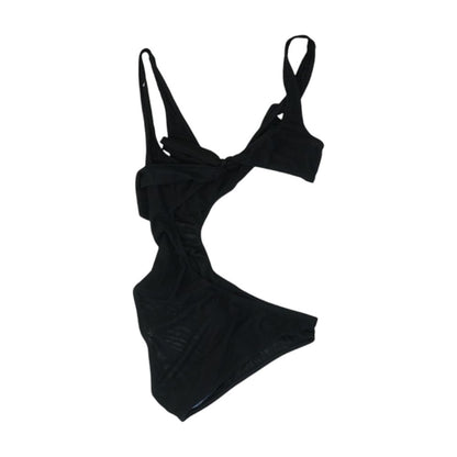 Black Solid One-Piece