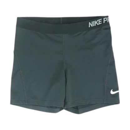 Black Solid Active Shorts