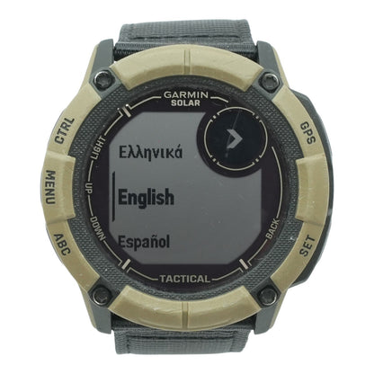 50mm Instinct 2X - Tactical Edition Coyote Tan Smartwatch Black Band M/L