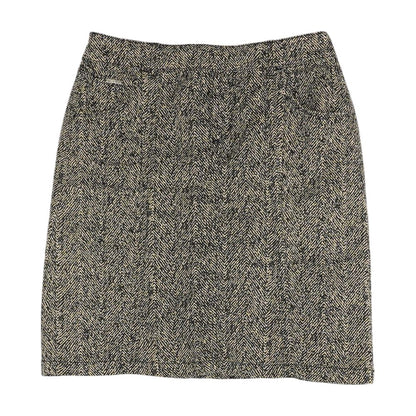 Black Misc Midi Skirt