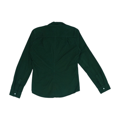 Green Button Down