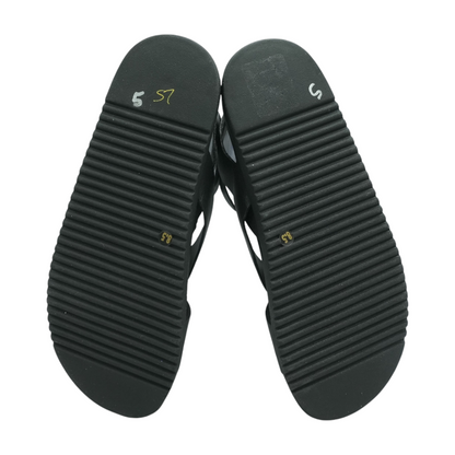 Black Flat Sandals