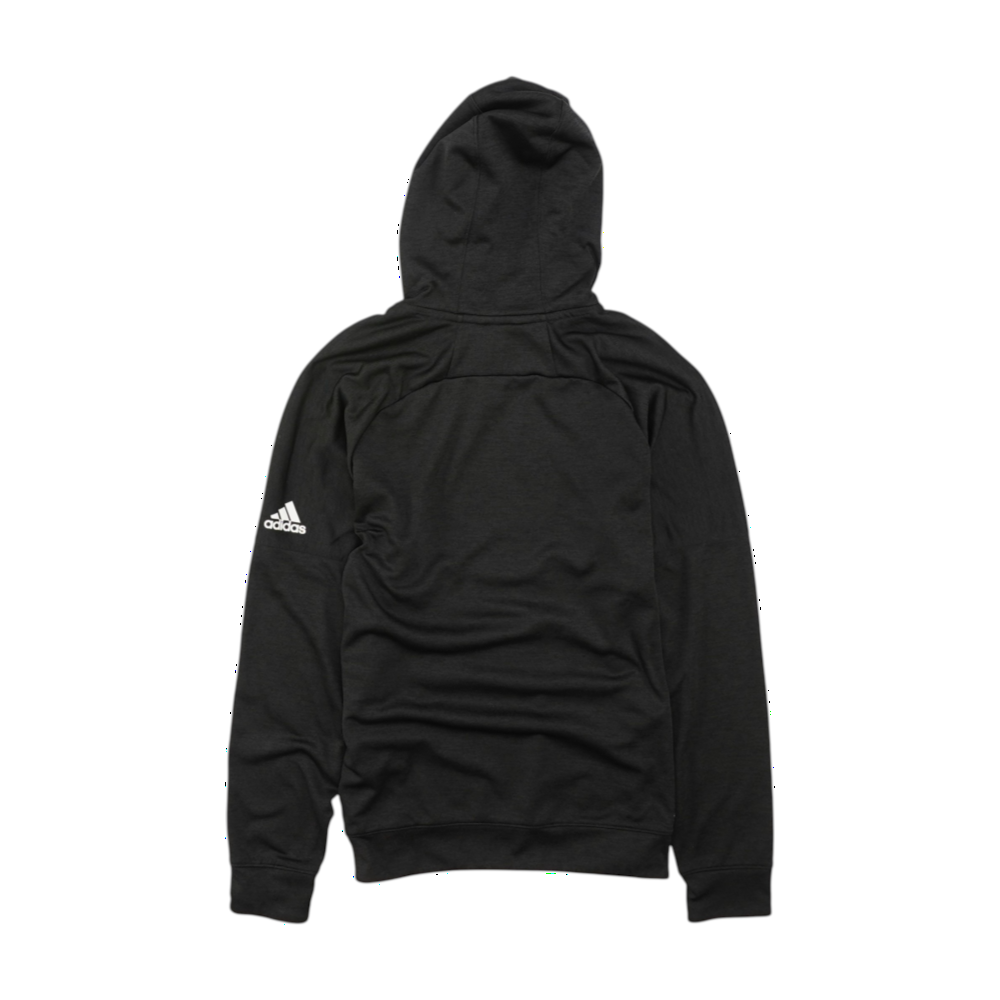 adidas Black Solid Hoodie Pullover – Image 2