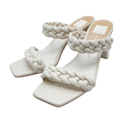 Beige Block Heels