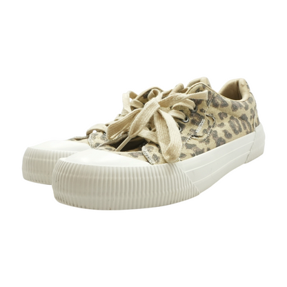 Tan Low-Top Athletic Shoes
