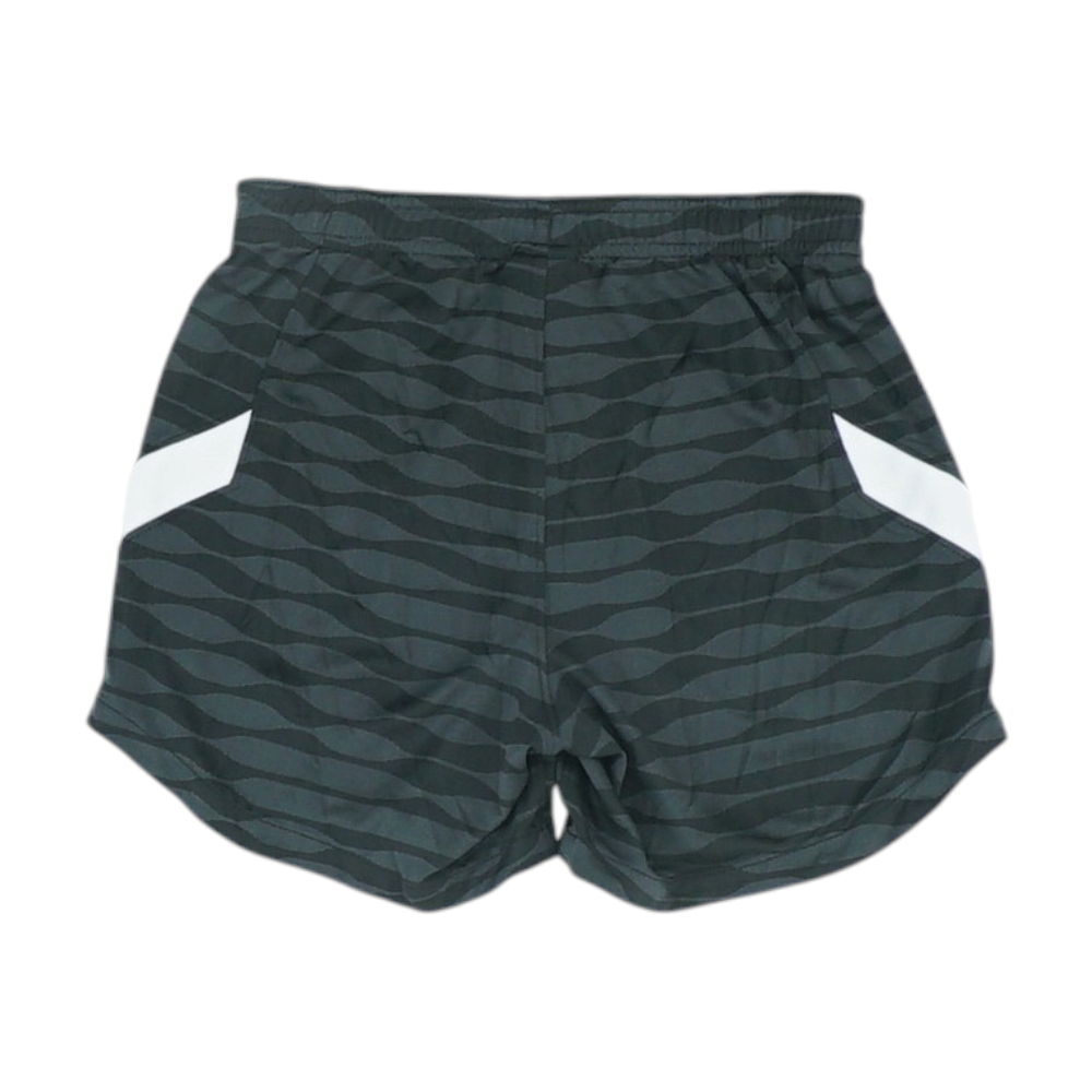 Black Abstract Active Shorts
