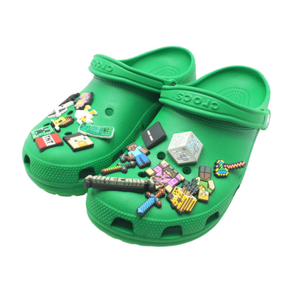 Green Slip-On Casual Shoes
