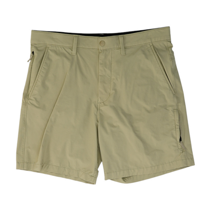 Beige Casual Shorts