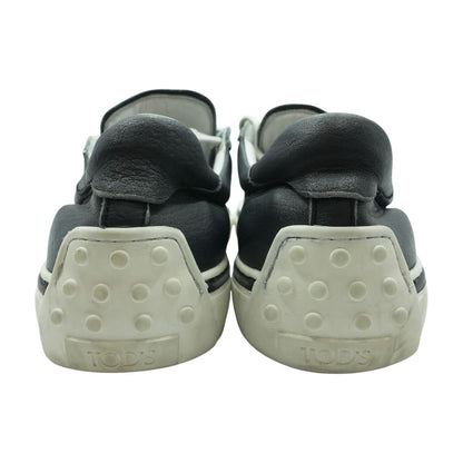 Navy Leather Lace Up Casual Shoes