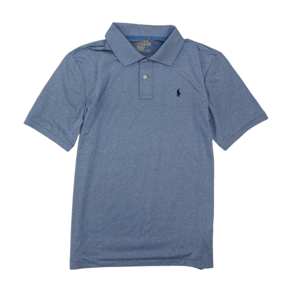 Blue Short Sleeve Polo