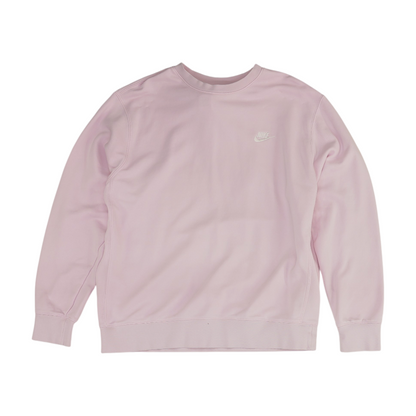 Pink Solid Sweatshirt Pullover