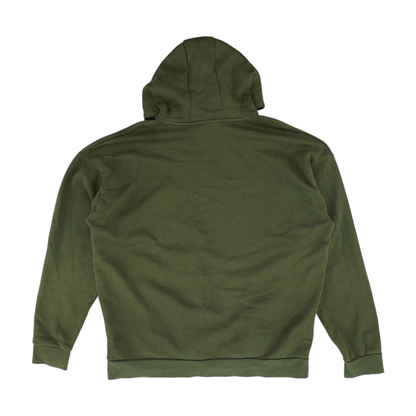 Green Solid Hoodie Pullover
