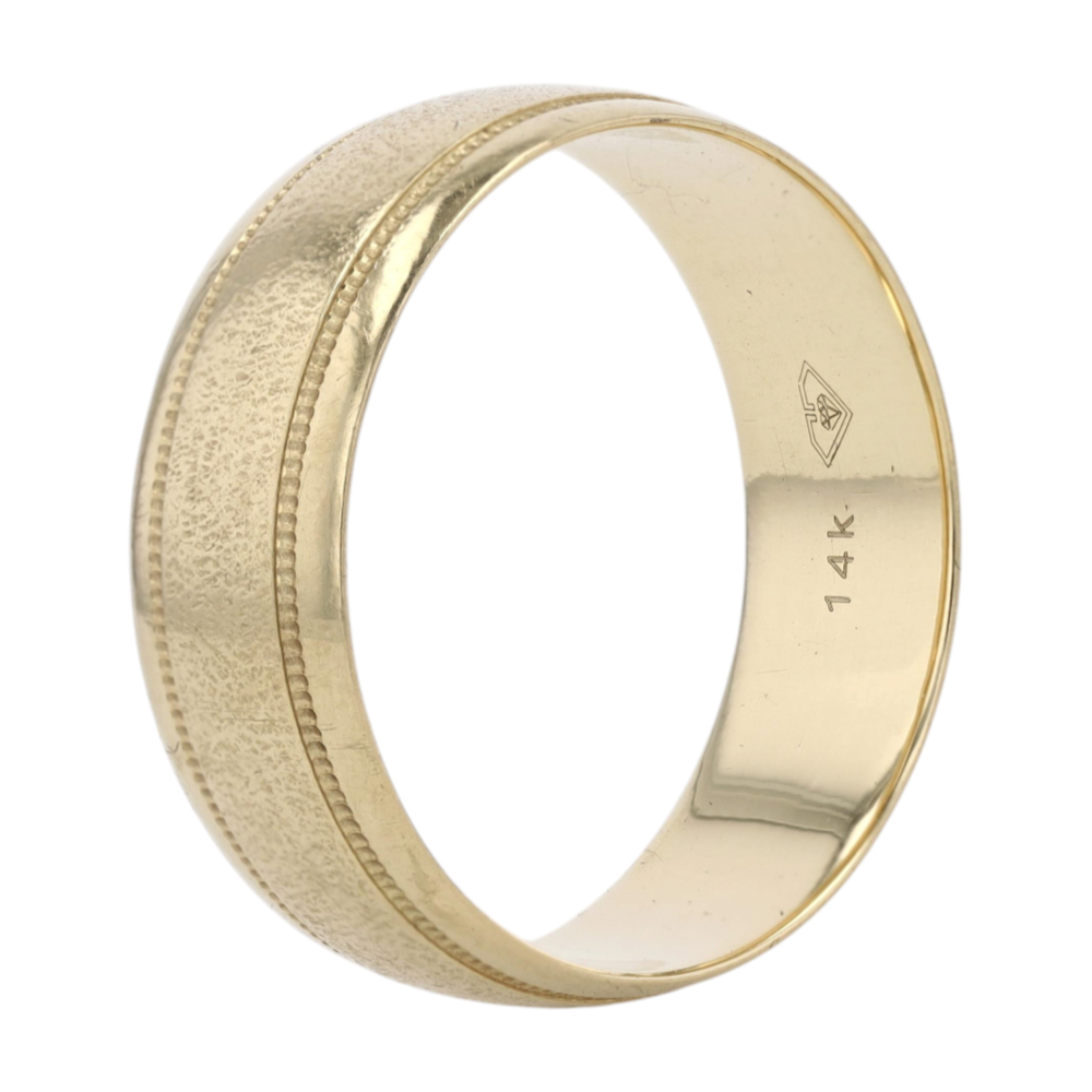 14K Yellow Gold Band