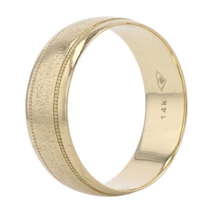 14K Yellow Gold Band