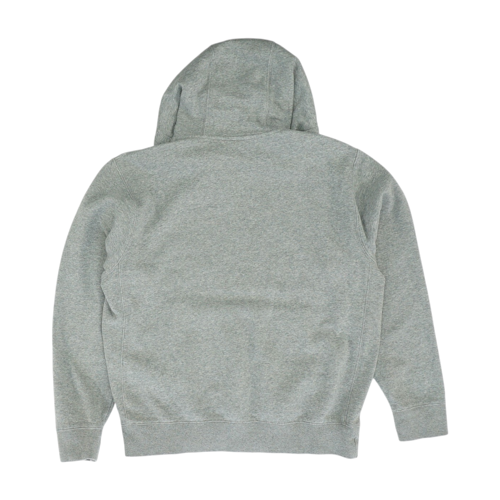 Gray Solid Hoodie Pullover