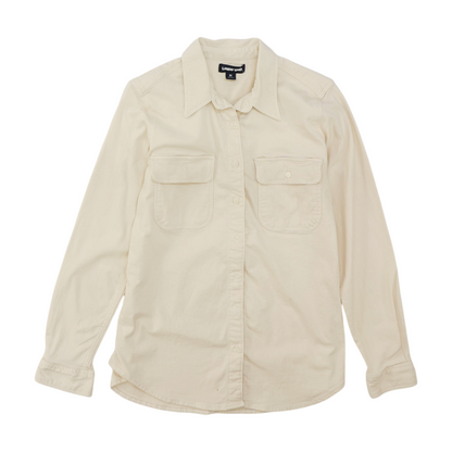 Beige Button Down
