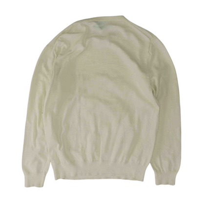Ivory Solid Pullover Sweater