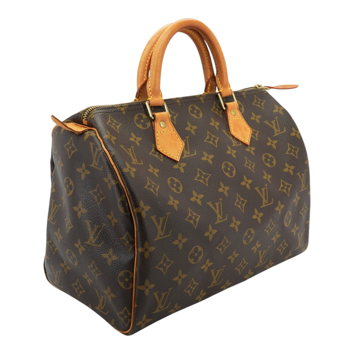 Brown Speedy 30 Handbag