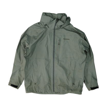 Gray Solid Rain Jacket