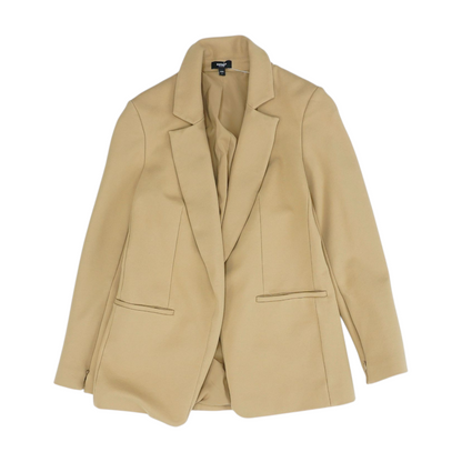 Khaki Solid Blazer