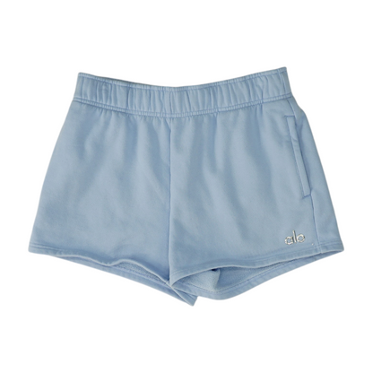 Blue Solid Active Shorts