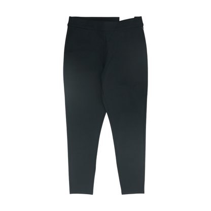 Black Solid Capris