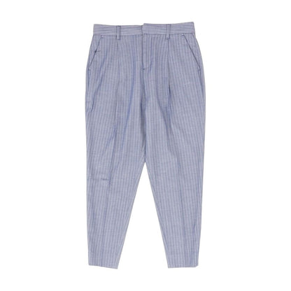 Blue Striped Dress Pants