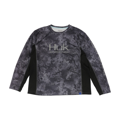 Gray Abstract Active T-Shirt