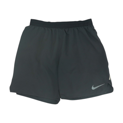 Black Solid Active Shorts