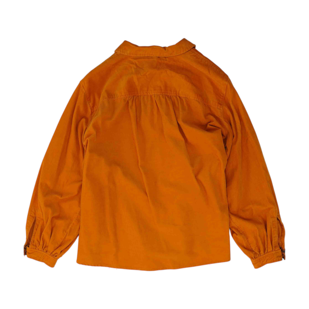 Orange Plus Size Button Down