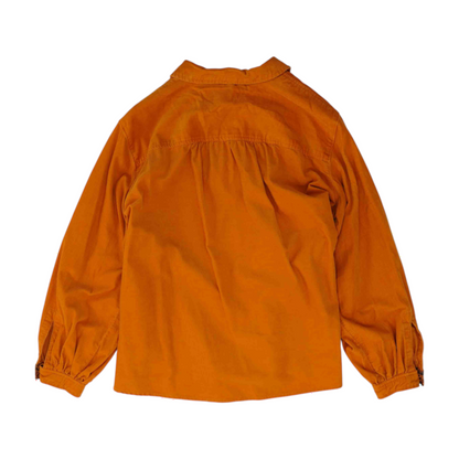 Orange Plus Size Button Down