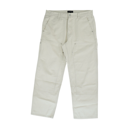 Cream Straight Jeans