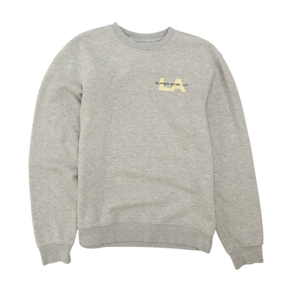 Gray Super Bowl LVI Solid Sweatshirt Pullover