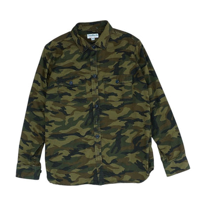 Green Camo Button Down