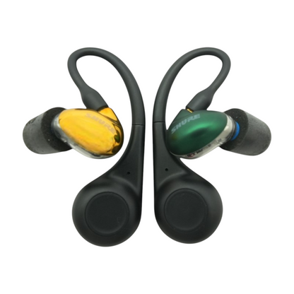 Black Secure Fit Wireless Earbuds