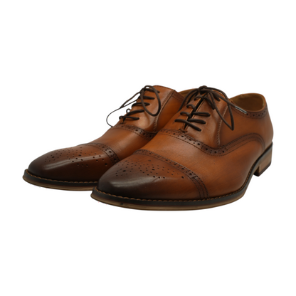 Brown Lace-Up Dress Shoes