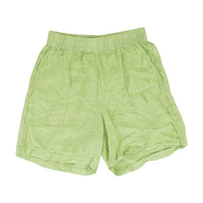 Green Solid Chino Shorts