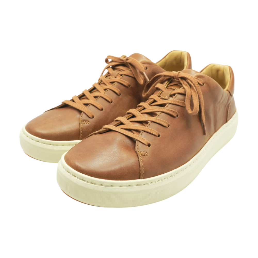 Brown Lace-Up Casual Shoes