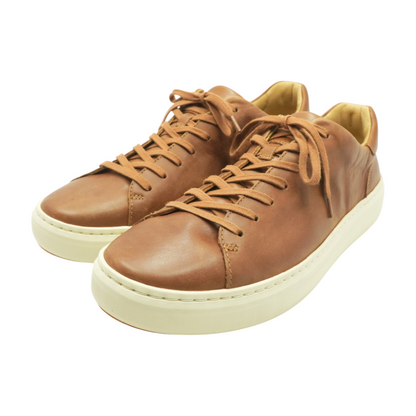 Brown Lace-Up Casual Shoes