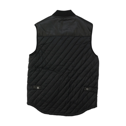 Black Solid Vest