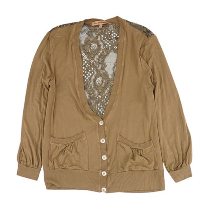 Brown Solid Long Sleeve Blouse