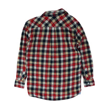 Red Plaid Flannel Button Down