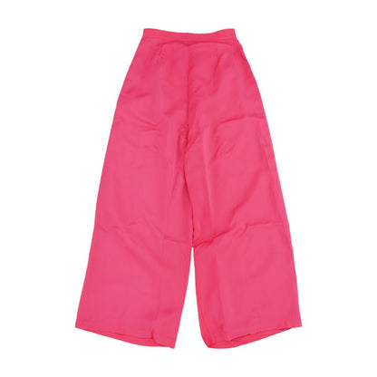 Pink Solid Dress Pants