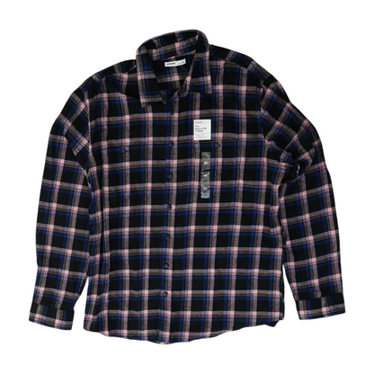 Blue Plaid Flannel Button Down