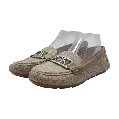 Beige Slip-On Flats