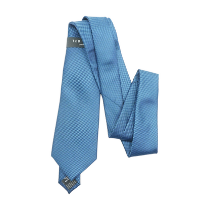 Blue Geometric Neck Tie