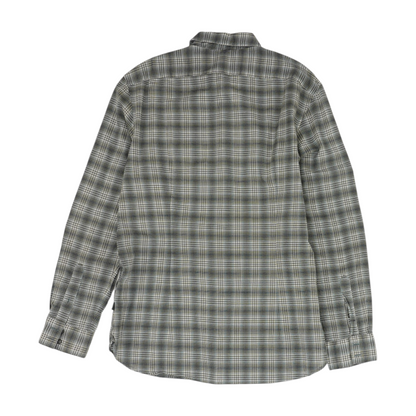 Blue Plaid Long Sleeve Button Down