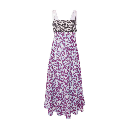 Multi Print Maxi Dress