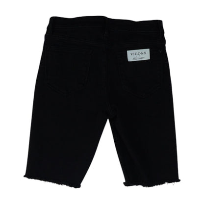 Black Denim Shorts