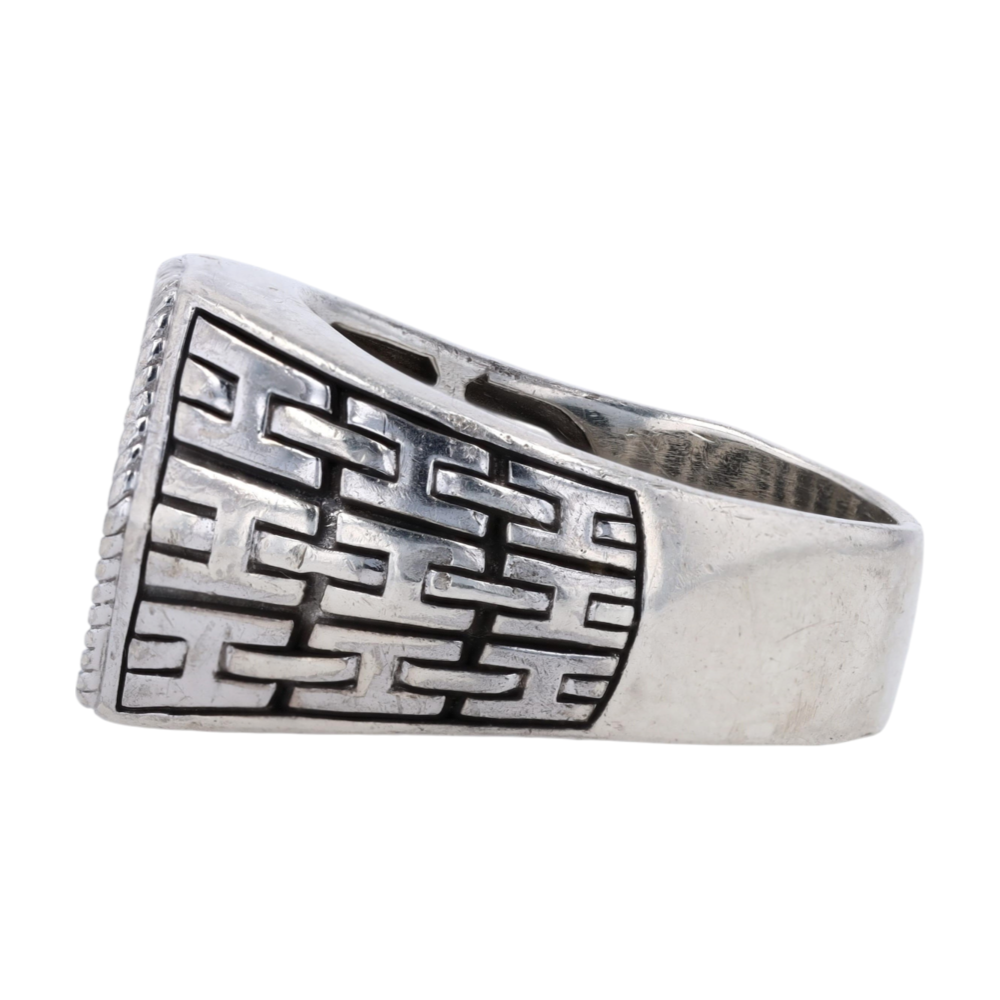 5/8 ctw Sterling Silver Black Sapphire Fashion Ring